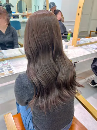 ロング カラー 長島美織 /透明感カラーのヘアスタイル