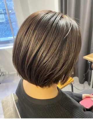 ミディアム 丸みボブ　ショート ｍａｎａｍｉのヘアスタイル