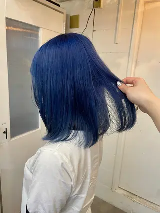 ミディアム レナ/原宿/レイヤー ダブルカラーのヘアスタイル