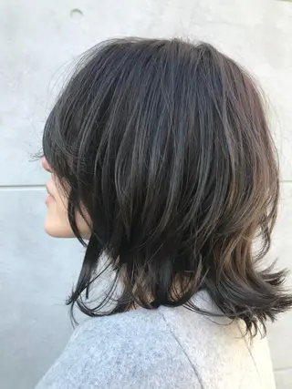 ミディアム 黒神 浩之のヘアスタイル