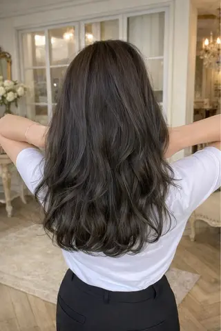 ミディアム カラー grand juteのヘアスタイル