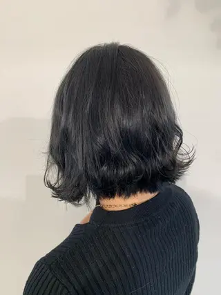 ミディアム カラー パーマ ヘアアレンジ 加藤 綾華のヘアスタイル