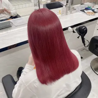 ヘアアレンジ セミロング カラー 🪞【公式】表参道 🪞knot🪞のヘアスタイル