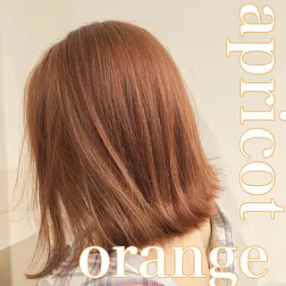 ミディアム カラー 新宿/レイヤー特化 韓国ヘア/海外ヘアのヘアスタイル