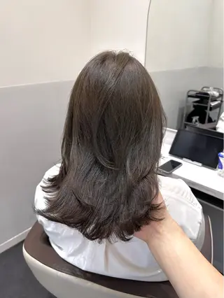 ミディアム カラー 矢野 晃平のヘアスタイル