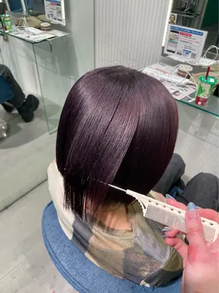 ショート カラー 安井まゆ _Box mico.のヘアスタイル