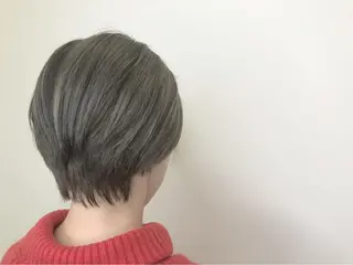 ショート カラー メンズ レイヤー ウルフ 弓木啓輔のヘアスタイル