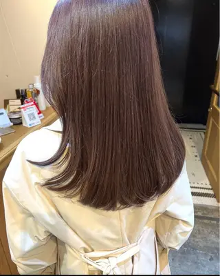 ミディアム 髪質改善ストレート Airi🪽🫧のヘアスタイル