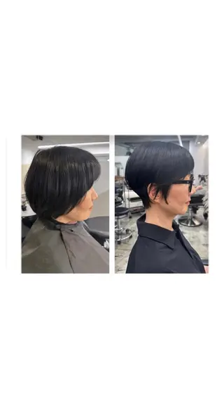 ショート mio/【日本橋】 撮影モデルのヘアスタイル