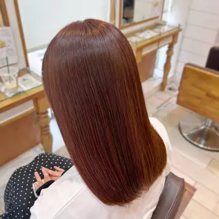 ミディアム カラー Rion/渋谷 /ブリーチなしカラーのヘアスタイル