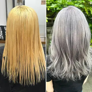 カラー ダブルスキルエクステ /羽エクステ白石宇由のヘアスタイル