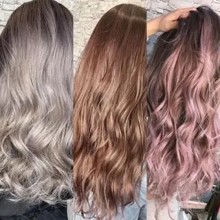 カラー 派手髪/ハイトーン/ エクステ✨ユウキのヘアスタイル