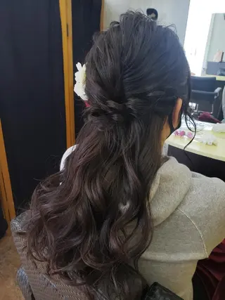 ヘアアレンジ 風間 莉緒のマツエク・マツパデザイン