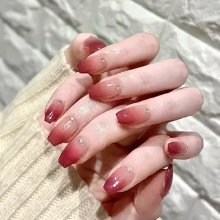 ネイル 🎀kira 長さだし💗モチ最高のネイルデザイン