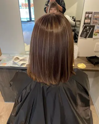 ショート ショート/ハイライト 松倉のヘアスタイル