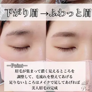 アイブロウ プル eyelashのマツエク・マツパデザイン
