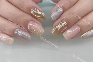 ネイル 神田 ココナッツのネイルデザイン