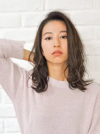 ミディアム 大石 健太のヘアスタイル