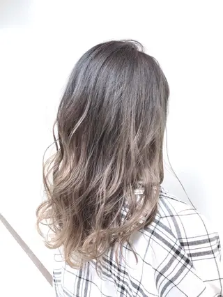 セミロング カラー AI 高田馬場店のヘアスタイル