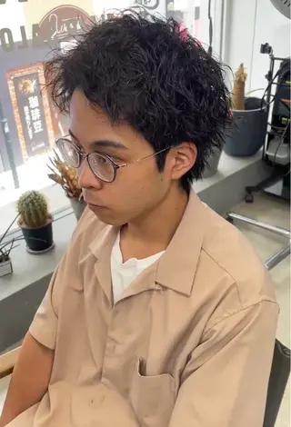 パーマ メンズ メンズ専門サロン wokeのヘアスタイル