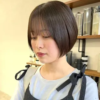 ショート 🌙透明感カラー ×カット リナ🌙のヘアスタイル