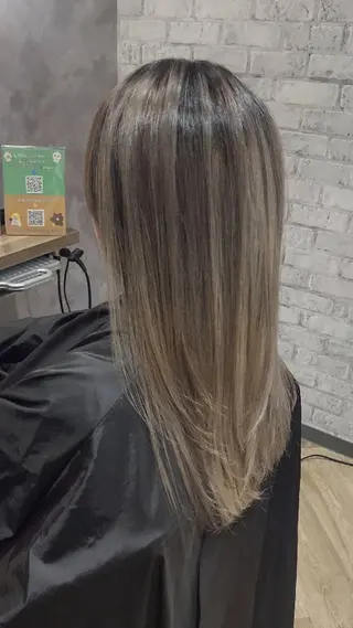ロング カラー 箕面駅‪/カット 千葉 凛大のヘアスタイル