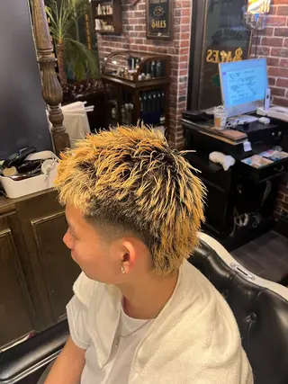 ショート メンズ 佐藤 稜大のヘアスタイル