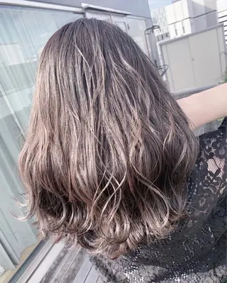 セミロング カラー ✨大人ショート特化 /カットモデル/銀座のヘアスタイル