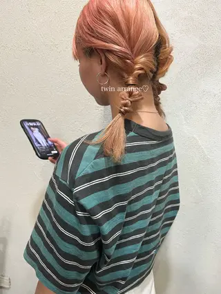 ヘアアレンジ sato harunaのヘアスタイル