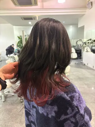 ミディアム カラー ハイトーン/ブリーチ 🤍足立里湖のヘアスタイル