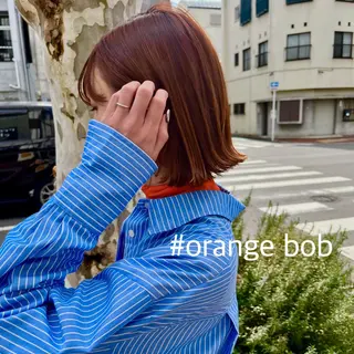 ミディアム カラー 萌花　moeka /韓国/レイヤーのヘアスタイル