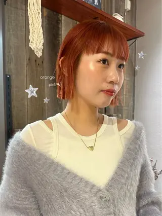 ショート カラー 暖色カラー/レイヤー 🌙 オノユリカのヘアスタイル