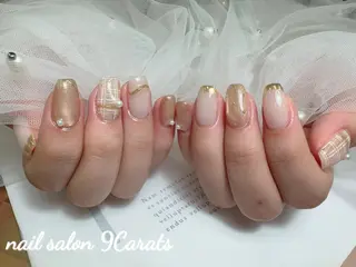ネイル 💜ワンホンネイル ナインカラット💎のネイルデザイン