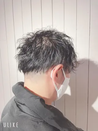 ショート パーマ メンズ ❣️モードケイズ塚口 和田一将のヘアスタイル