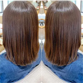 ミディアム カラー 韓国hair🦋 Nanaのヘアスタイル