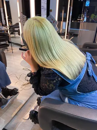 カラー 緑区/艶髪 🦋柿下のヘアスタイル
