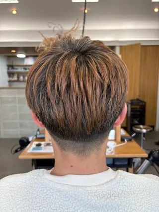 メンズ アラワラブルー ふくやのヘアスタイル