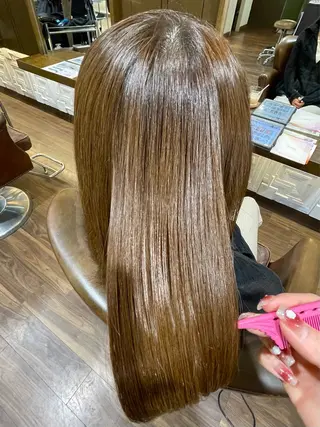 セミロング 下元 舞香のヘアスタイル