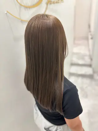 セミロング カラー SHIAN【シアン】 🍒ゆな🍒のヘアスタイル