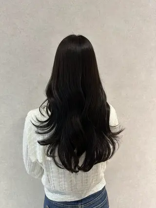 ロング レイヤー/ハッシュ 渋谷/サッタのヘアスタイル