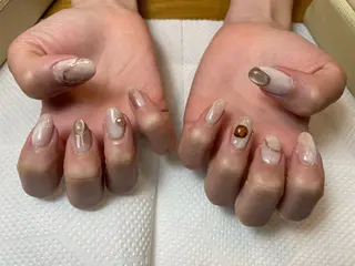 ネイル 羽原 晴華のネイルデザイン