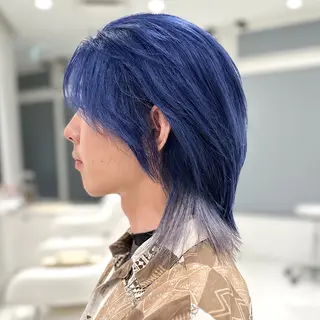 カラー メンズ 高島 悠吾のヘアスタイル