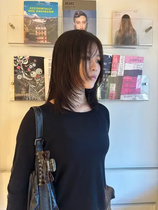 ミディアム saya/似合わせ /透明感カラーのヘアスタイル