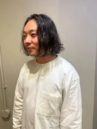 メンズ 柔らかいカラー🎀 rinaのヘアスタイル
