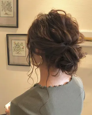 ロング ヘアアレンジ Takagi Nanamiのヘアスタイル