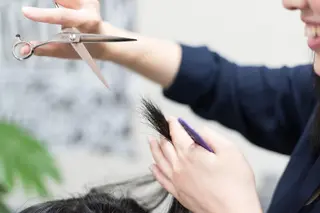 ミディアム カラー 髪の病院  ルーミールームのヘアスタイル