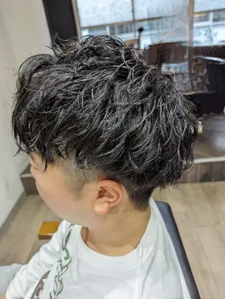 ショート パーマ メンズ bathair  所属・bathair 持田侑祐のヘアスタイル