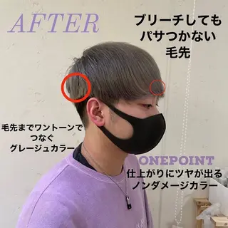 カラー メンズ 【ニュアンスパーマ】 西岡拓海のヘアスタイル