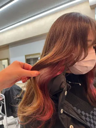 ロング カラー 🇰🇷jisoo -ジス-🇰🇷のヘアスタイル