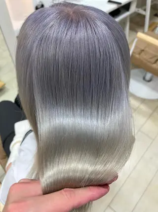 セミロング カラー パーマ ヘアアレンジ メンズ ネイル マツエク・マツパ アイブロウ 🧡可愛い色落ち🧡 ハイトーン特化🧡のヘアスタイル